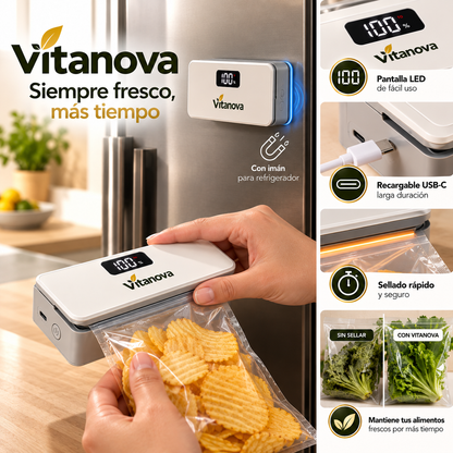 VitaSeal Pro™ | Selladora Digital Recargable 6 Niveles